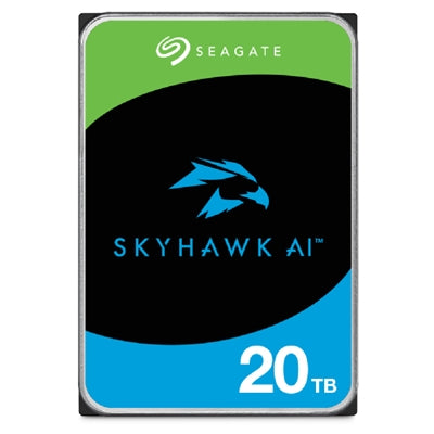 Seagate SkyHawk AI 20TB Surveillance HDD 7200RPM 256MB SATA III Seagate SkyHawk AI 20TB Surveillance HDD 7200RPM 256MB SATA III